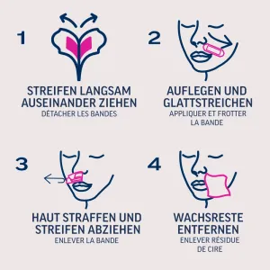 Veet Expert bandes de cire froide, Visage, tous types de peaux, même sensibles, 20 bandes 4