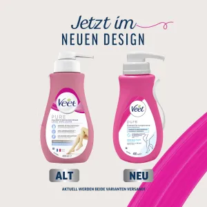 Veet PURE Haarentfernungscreme Körper & Beine, trockene Haut, 100ml 6