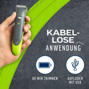 Veet Men Intimate Trimmer - Trimmer + 1 Trimmerkopf & 2 Kammaufsätze 8