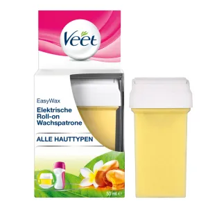 Veet Easy Wax Roll On Nachfüllpatrone Beine & Arme, 50ml 0