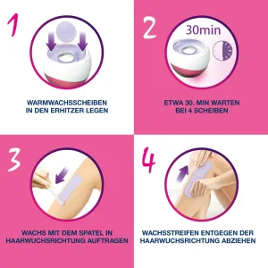 Veet Spawax Elektrisches Warmwachs Starter Set 3