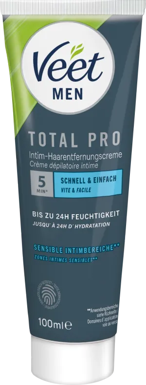 Veet Men Kit d´epilation intime – conçu pour les zones intimes sensibles, 150 ml  2