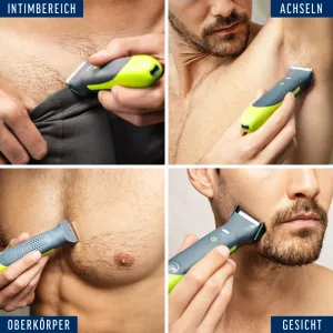 Veet Men Intimate Trimmer - Trimmer + 1 Trimmerkopf & 2 Kammaufsätze 3