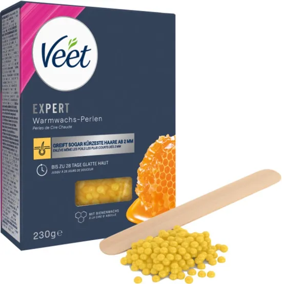 Veet Warmwachs Perlen, 230g 0