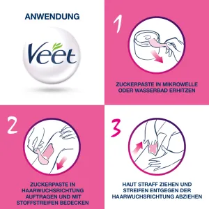 Veet PURE Zuckerpaste Paste Vanille, 250ml 8