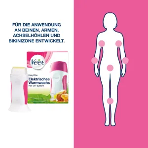 Veet Easy Wax Roll On System, Applikator + 50ml Patrone 2
