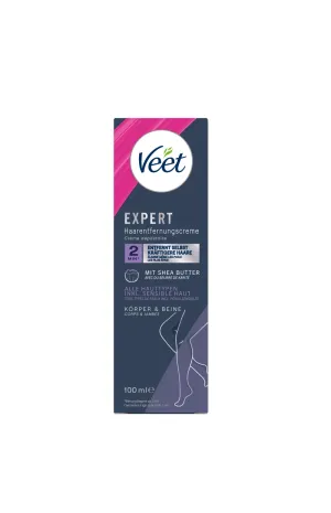 Veet EXPERT Haarentfernungscreme Körper & Beine, alle Hauttypen, 100ml 1