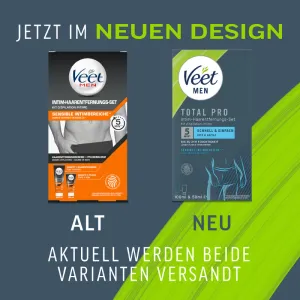 Veet Men Intim-Haarentfernungs-Set, Haarentfernungscreme Intimbereich + Pflegebalsam, 150ml 5