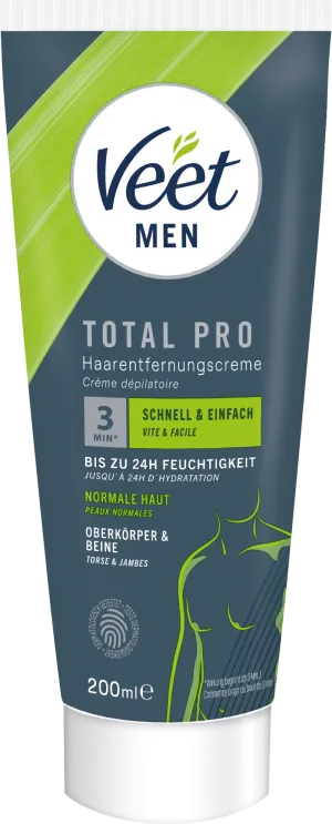 Veet Men créme dèpilatoire torse & jambes peaux normales, 200ml 0