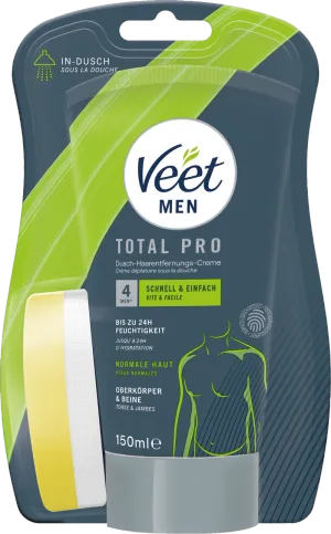 Veet Men Créme Dépilatoire Sous La Douche 150ml 0