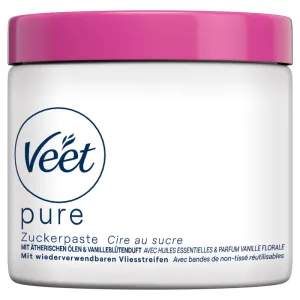 Veet Pure Cire au sucre Huiles Essentielles et Parfum Vanille Florale, 250ml 1
