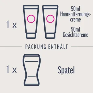 Veet PURE Haarentfernungs-Set Gesicht, normale Haut, 100ml 9