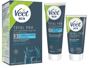 Veet Men Kit d´epilation intime – conçu pour les zones intimes sensibles, 150 ml