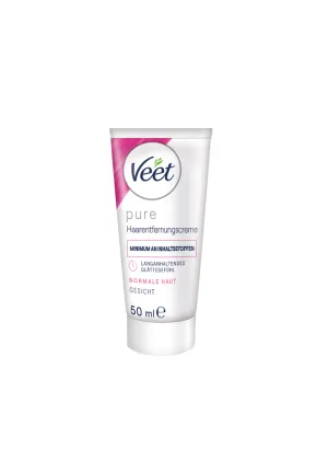 Veet PURE Haarentfernungs-Set Gesicht, normale Haut, 100ml 12