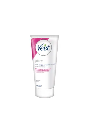 Veet PURE Haarentfernungs-Set Gesicht, normale Haut, 100ml 1