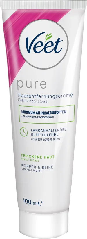 Veet Pure Crème Dépilatoire Peaux Sèches 12x100ml 8