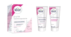 Veet PURE Haarentfernungs-Set Gesicht, normale Haut, 100ml
