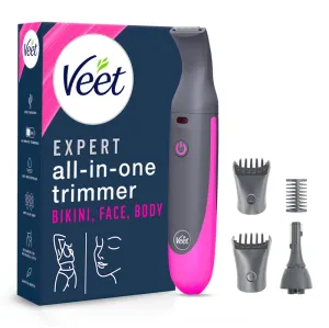 Veet EXPERT All-In-One Trimmer - Trimmer + 2 Trimmerköpfe & 3 Kammaufsätze 2
