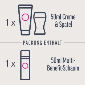 Veet EXPERT Intim-Haarentfernungs-Set, Intim-Haarentfernungscreme + Multi-Benefit Schaum, 100ml 7