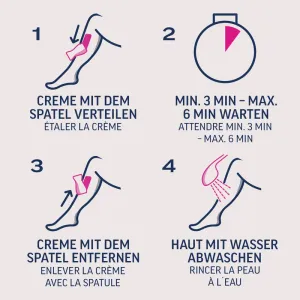 Veet Pure Crème Dépilatoire Peaux Sèches 12x100ml 3