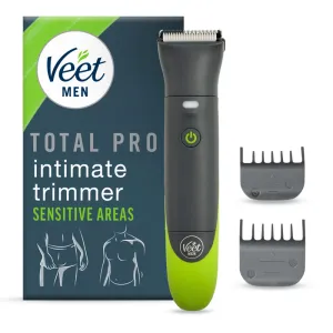 Veet Men Intimate Trimmer - Trimmer + 1 Trimmerkopf & 2 Kammaufsätze