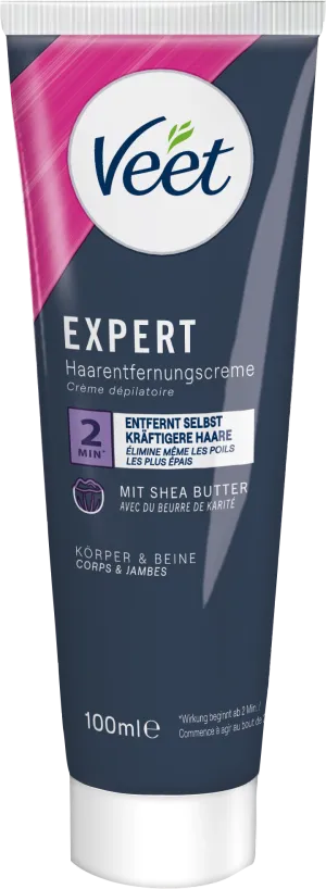 Veet Expert Crème dépilatoire, Corps et jambes, tous types de peaux, même sensibles, 100 ml 3