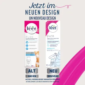 Veet Pure Crème Dépilatoire Maillot & Aisselles Peaux Sensibles  1