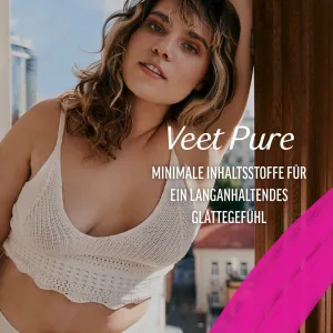 Veet PURE Haarentfernungs-Set Gesicht, normale Haut, 100ml 7