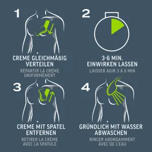 Veet Men créme dèpilatoire torse & jambes peaux normales, 200ml 4